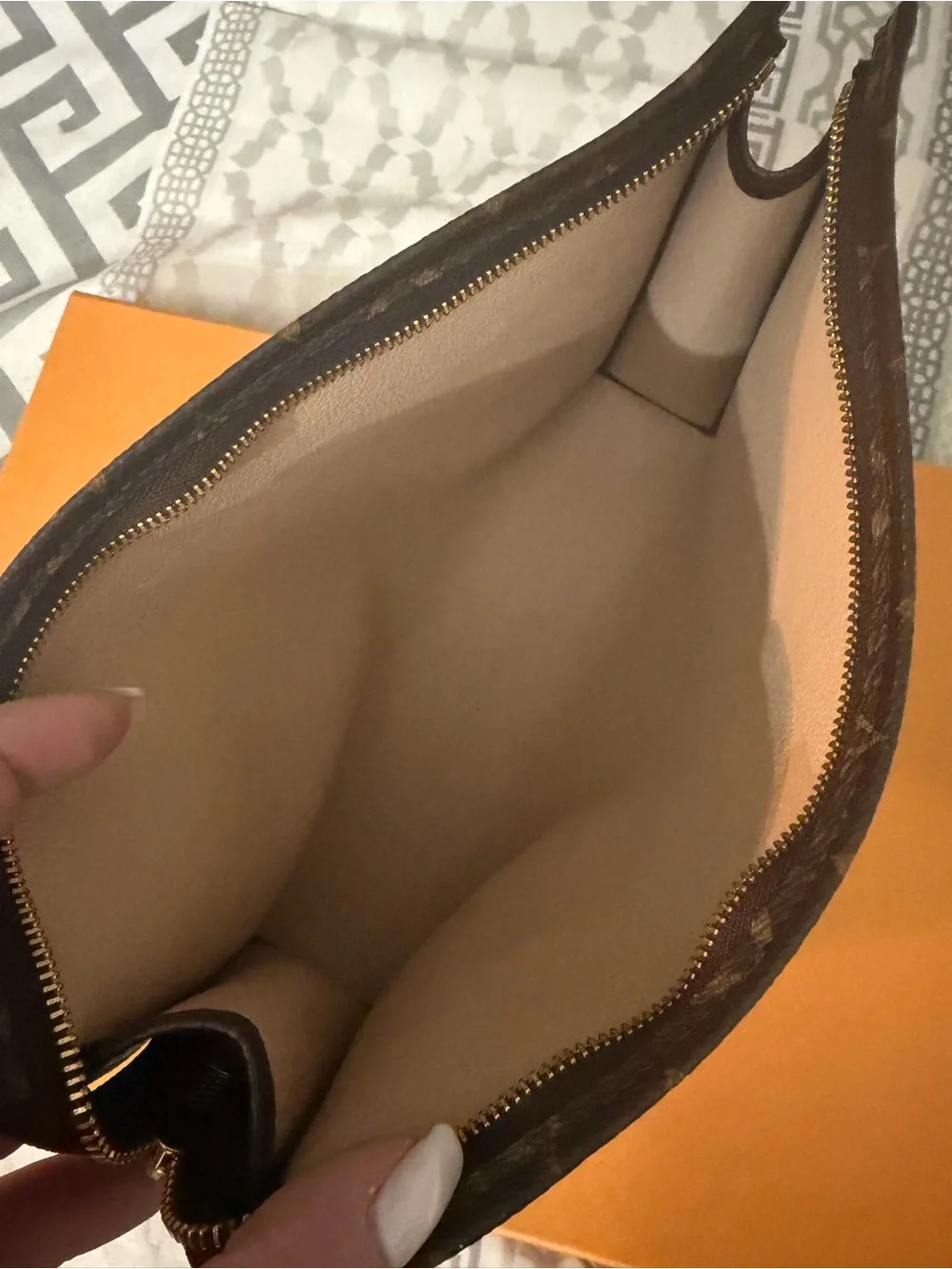 Louis Vuitton Brown Monogram Canvas Toiletry Pouch